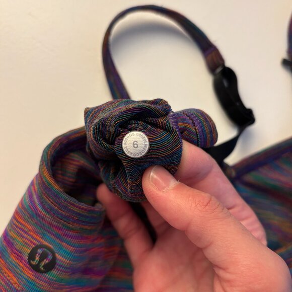 lululemon Ebb to Street bra in rainbow space dye C/D cup size 6 - Picture 3 of 5